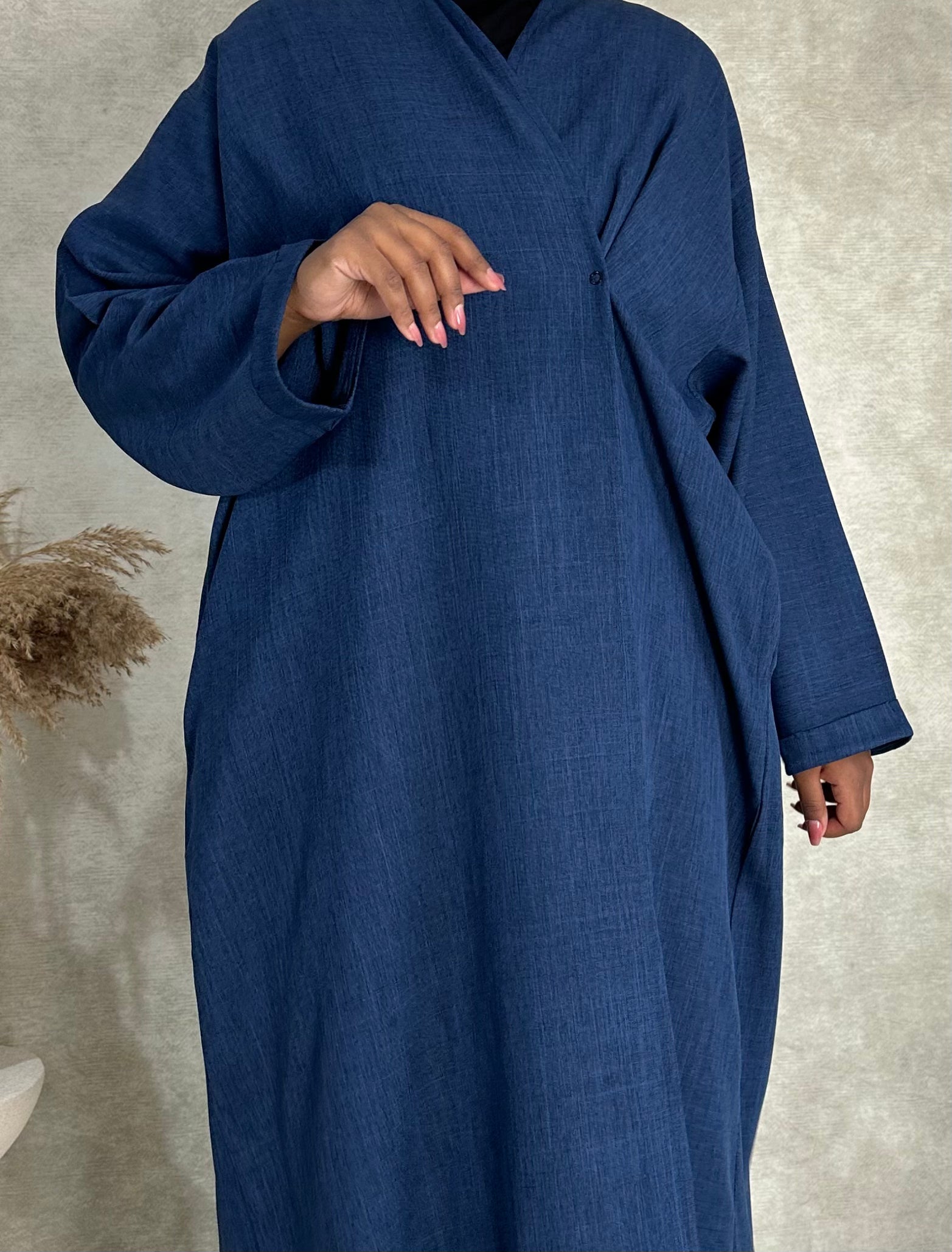 WRAP BLUE DENIM - ABAYAAROOM™