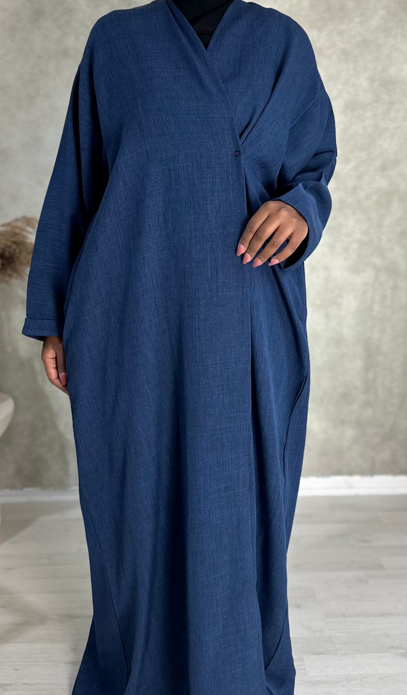 WRAP BLUE DENIM - ABAYAAROOM™