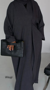 WRAP CHARCOAL - ABAYAAROOM™