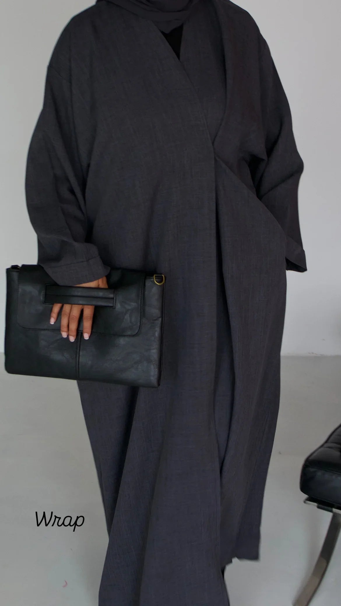WRAP CHARCOAL - ABAYAAROOM™