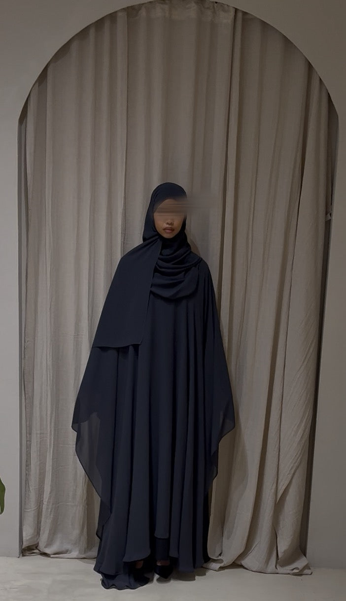 GREY BLUE KHIMAR