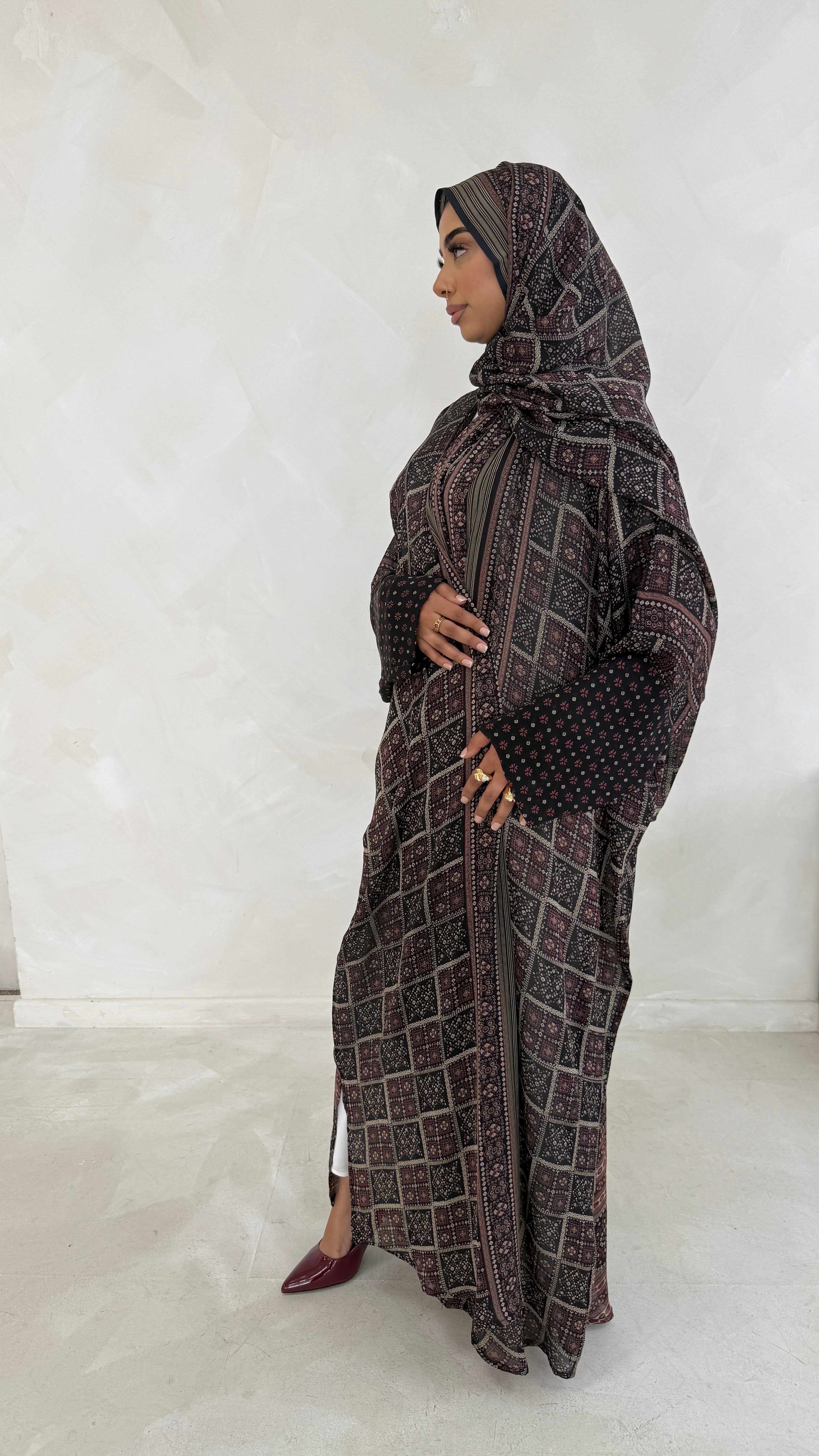 SILK PRINT BLACK