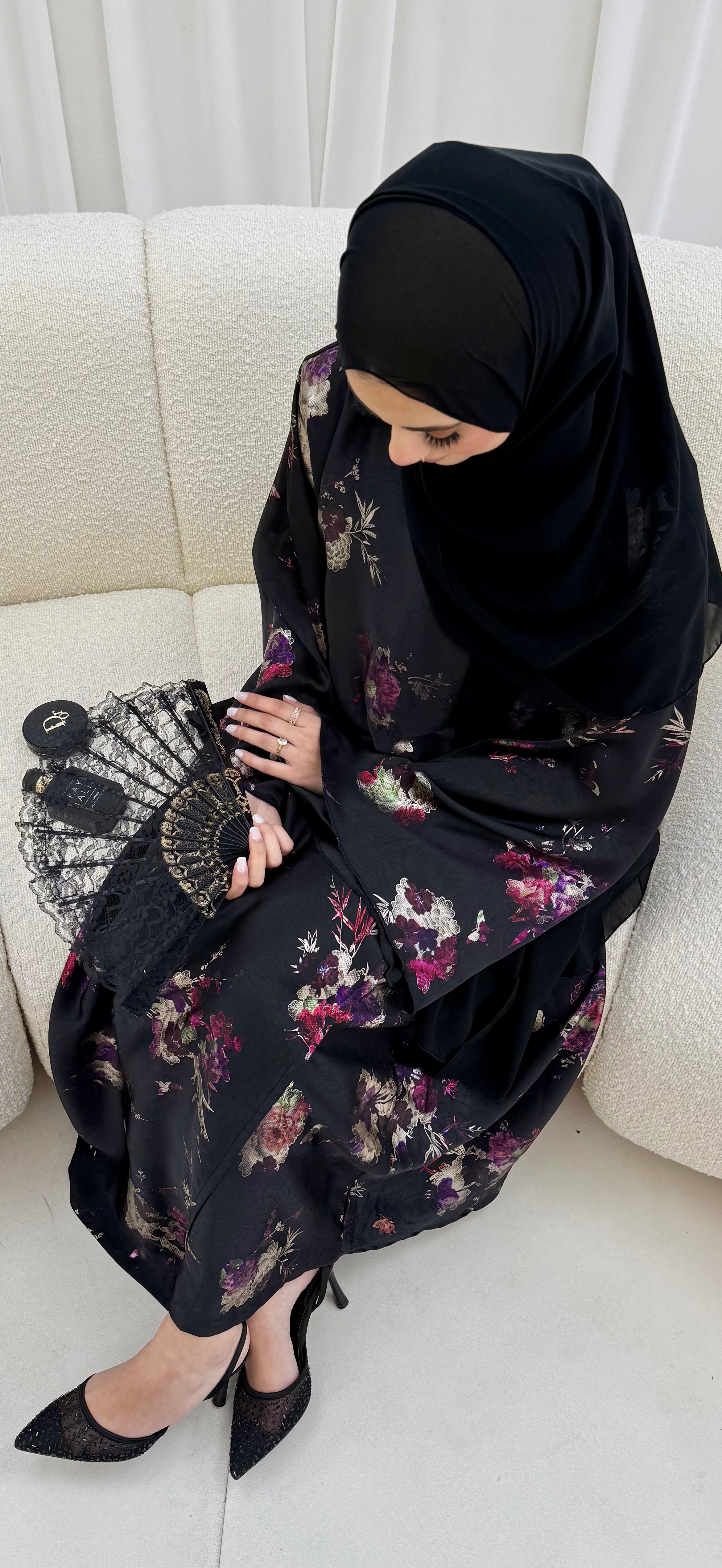 Printed Kimono Abaya