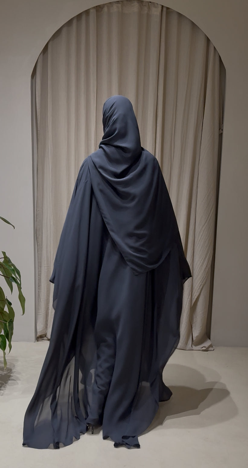GREY BLUE KHIMAR