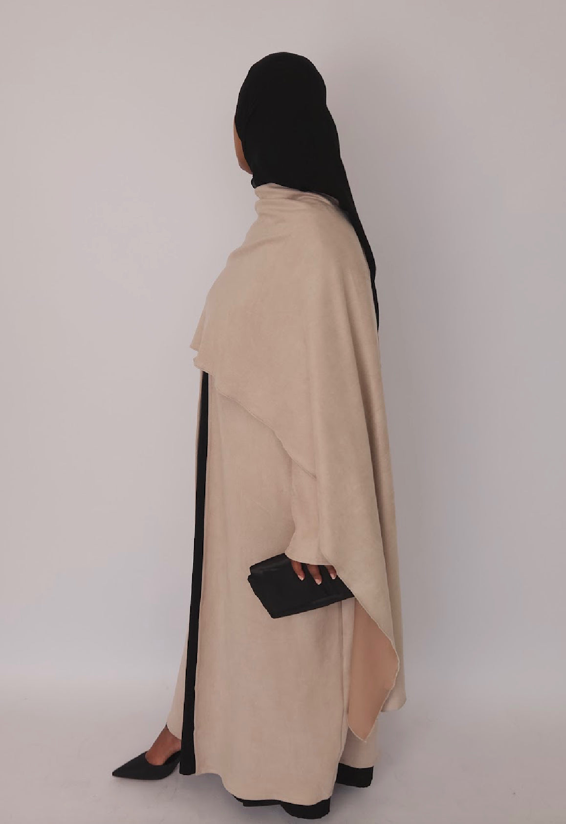 SUEDE KAPE TAN - OPEN