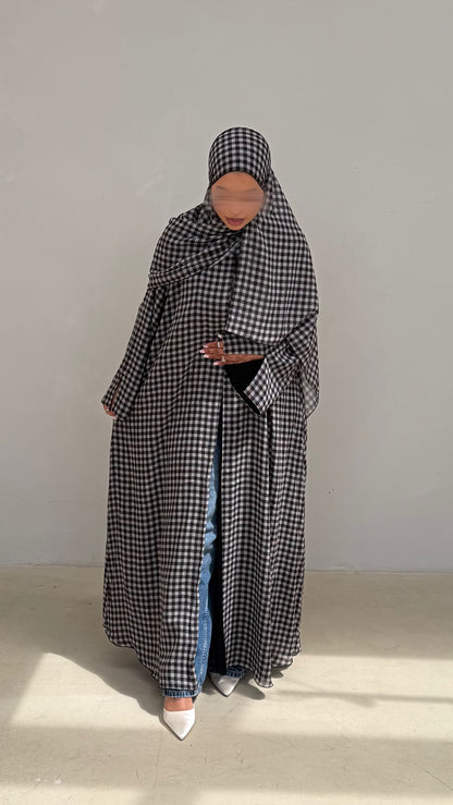CHECKERED- BLACK &amp; OFF WHITE