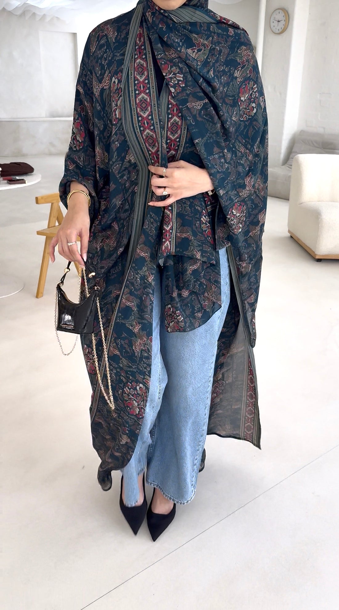 SILK PRINT BLUE
